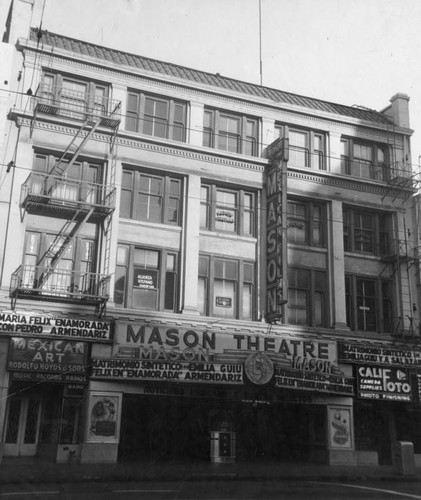 Marquee, Mason Theatre