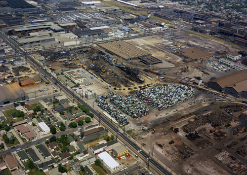 Lipsett Steel, Vernon, looking northeast