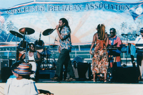 Belizean festival performance