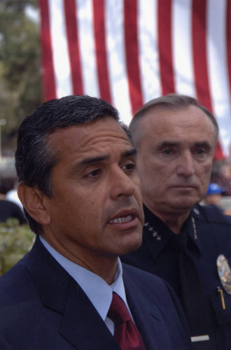 9/11 Remembrance Ceremony, Mayor Villaraigosa