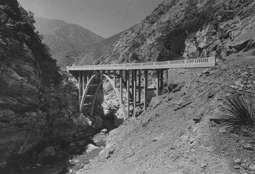 Bridge to Nowhere' in the San Gabriel Mountains