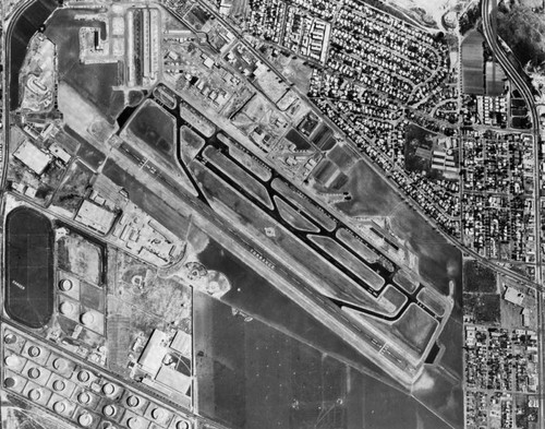 Torrance airport, aerial view