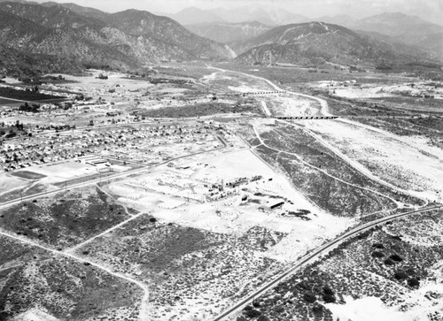 American Vitrified Products Co. plant, looking northeast towards Mt. Baldy