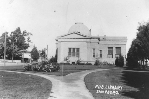 Carnegie San Pedro Public Library, exterior