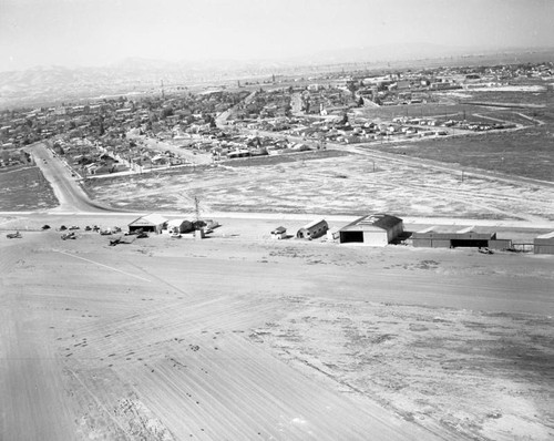 Taft Kern County Airport, looking west