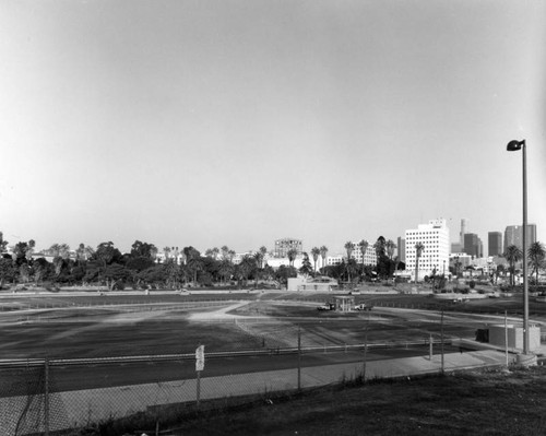 Cleaning MacArthur Park lake