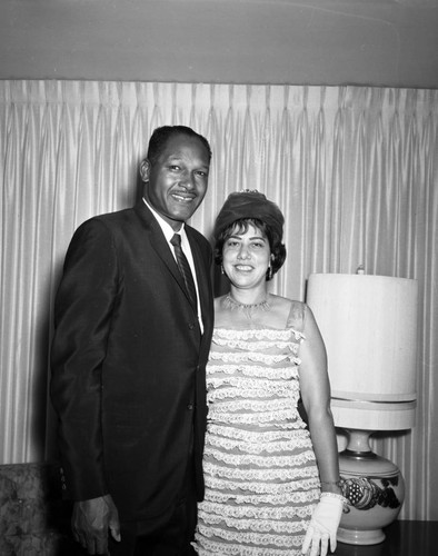 Councilman Tom Bradley at a party