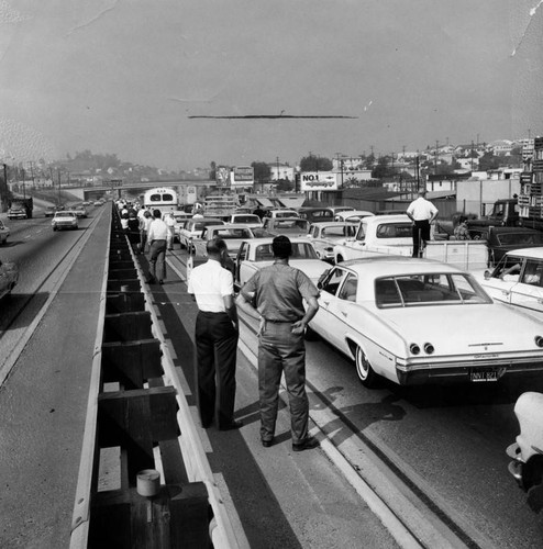 San Bernardino Freeway traffic jam