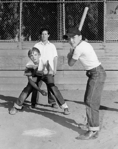 Baseball on the playground