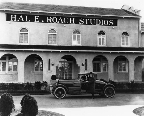 Hal Roach at his studios