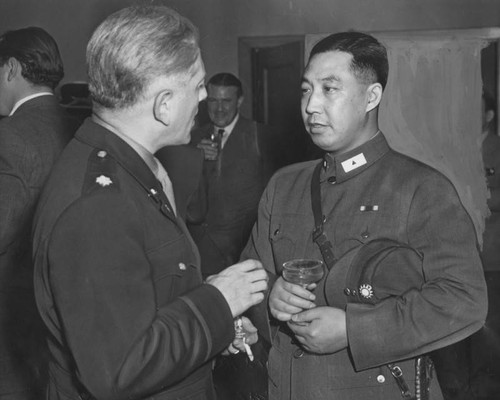 Lieut. Col. Anatole Litvak and General Chu