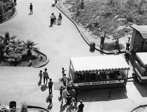 Aerial view of zoo