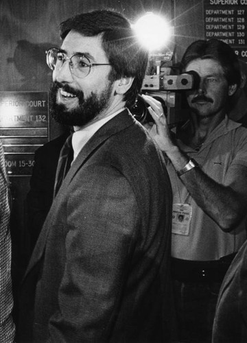 John Landis in court