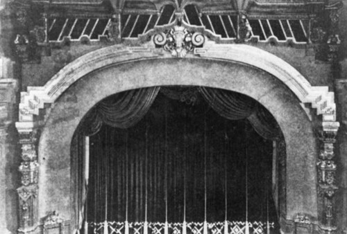 House curtain, Carthay Circle Theatre