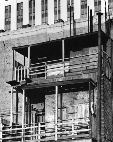 Apartment house, downtown Los Angeles