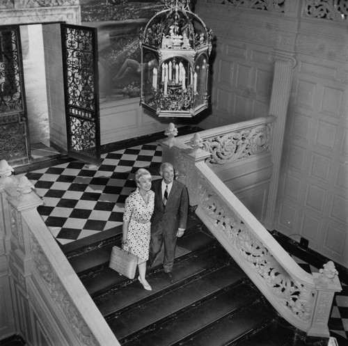 Staircase of entrance hall, Greystone Estate