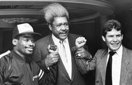 Don King promotes Vegas match