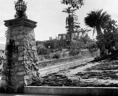 Razed Orange Grove mansion