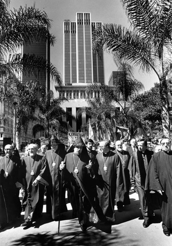 Religious leaders protest in Los Angeles