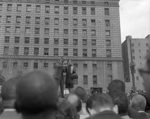 Community leaders attend Civil Rights rally — Calisphere