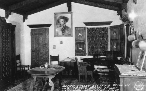 Scotty's room in Death Valley's Scotty's Castle