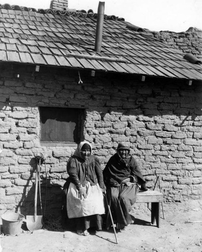 Indian women at San Fernando Rey de Espan~a Mission