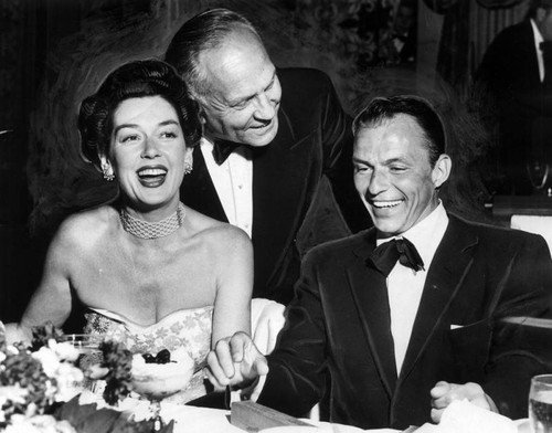 Frank Sinatra attends banquet