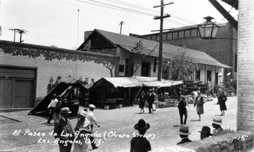 View down Olvera Street