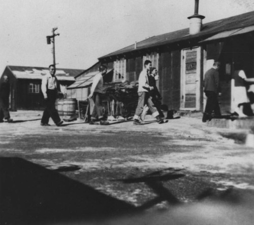 Japanese Americans at internment camp