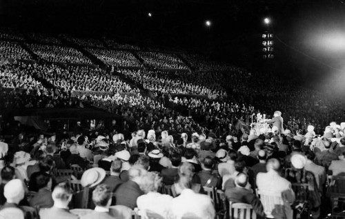 Unity rally at Hollywood Bowl"