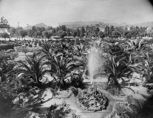 Garden at Jacob Stern residence