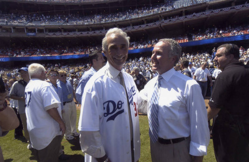 Sandy Koufax and Frank Mccourt