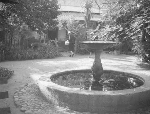 Avila Adobe courtyard