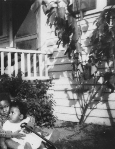 Children in front yard