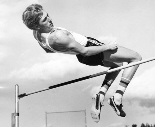 High jumper Dwight Stones