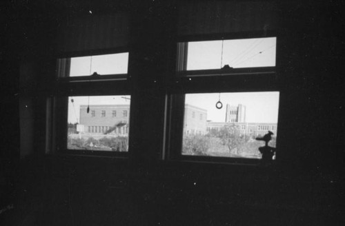 Window view of John Marshall High School