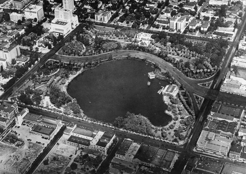 Aerial view of Westlake Park