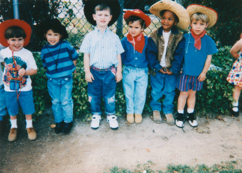 Children in Western costumes