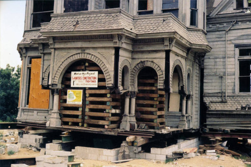 Castle's exterior, Montecito Heights