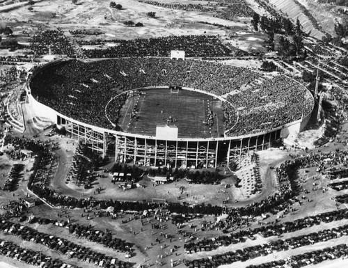 Rose Bowl during New Year's game