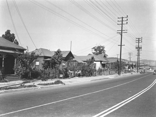 Homes on street