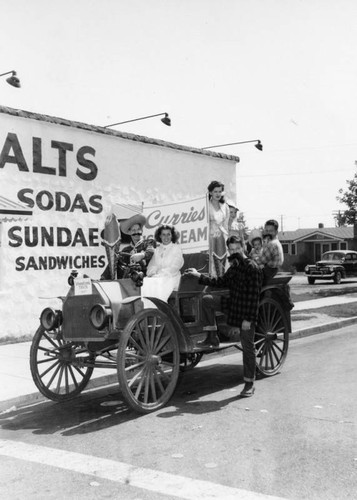 Currie's Ice Cream participates in "Frontier Days" parade