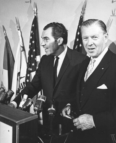 Richard Nixon and George Murphy