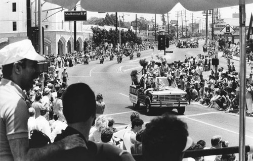 View of the Gay Pride Parade