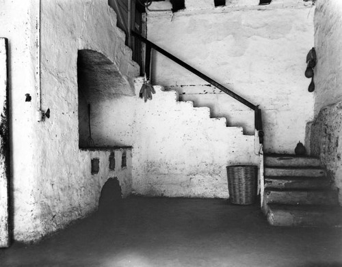 Interior of kitchen, San Fernando Rey de Espan~a Mission