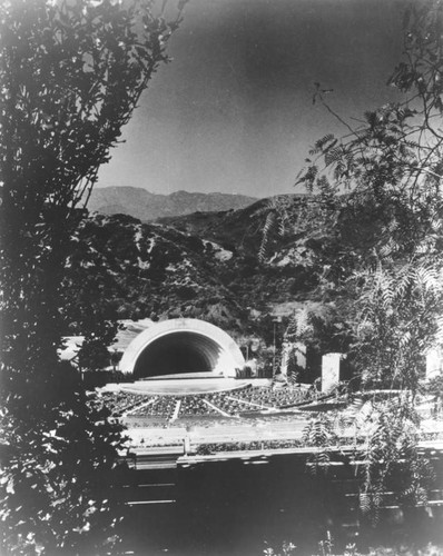 Hollywood Bowl, view from behind last row