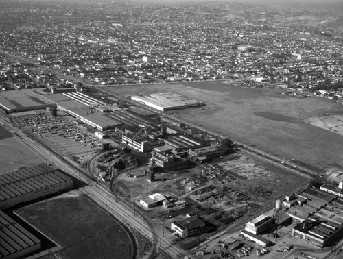 B.F. Goodrich plant, Commerce, looking northwest