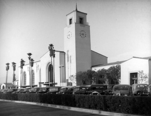 Union Station and parking lot