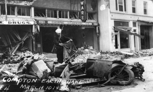 Compton Blvd., 1933 earthquake