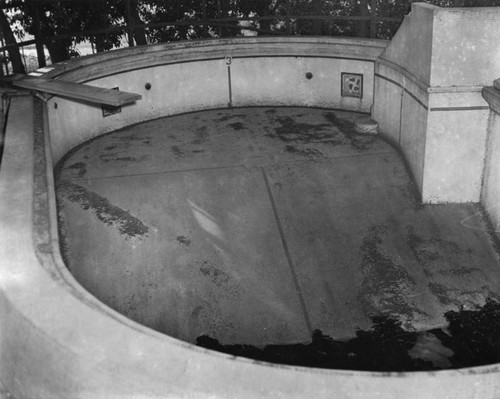 Swimming pool, Hellman mansion